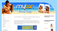 Desktop Screenshot of mytanningpills.com