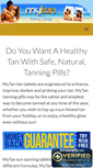 Mobile Screenshot of mytanningpills.com